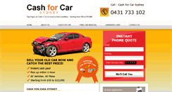 Desktop Screenshot of cashforcarsydney.com.au